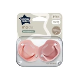 Пустушка ортодонтична Moda, 6-18 місяців, 2 штуки, рожева, Tommee Tippee
