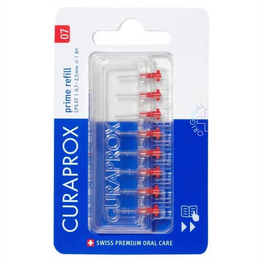 Curaprox CPS 07 Прайм поповнення, зубна щітка, 8 шт.: ціни та характеристики