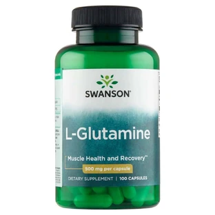 L-Глютамин Swanson L-Glutamine 500 мг, 100 капсул