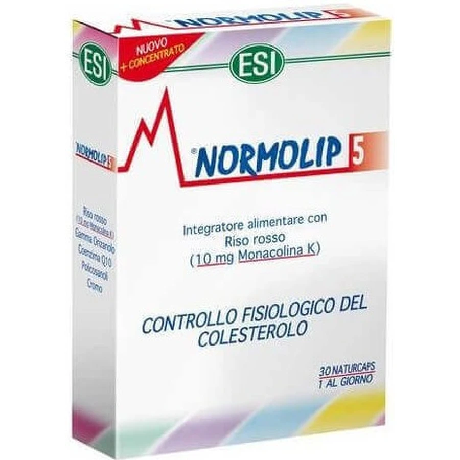 Normolip 5, Нормолип 5 для снижения уровня холестерина, 30 капсул: цены и характеристики