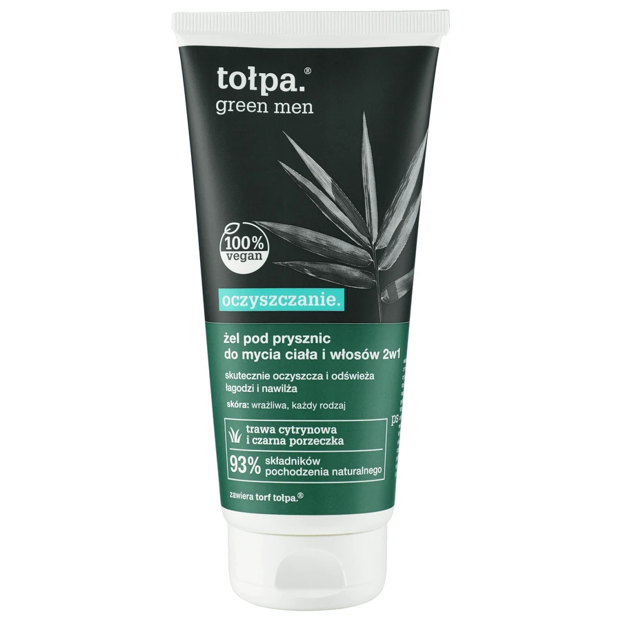 Topa Green Men Очищуючий гель для душу 2в1 для тіла та волосся 2в1, 200 мл: ціни та характеристики