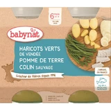 Babybio menu картофель и стручковая фасоль с рыбой-монахом 2 x 200 г