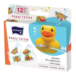 Детские пластыри Happy Tattoo, 12 штук, Matopat