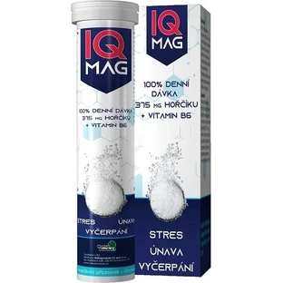 IQ Mag Магній 375 мг + В6 1×60 капсул, дієтична добавка