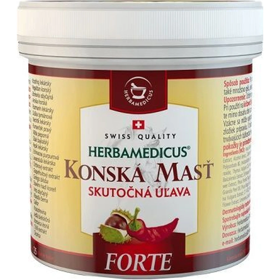 Herbamedicus Зігріваюча мазь для коней Forte 500 мл: ціни та характеристики