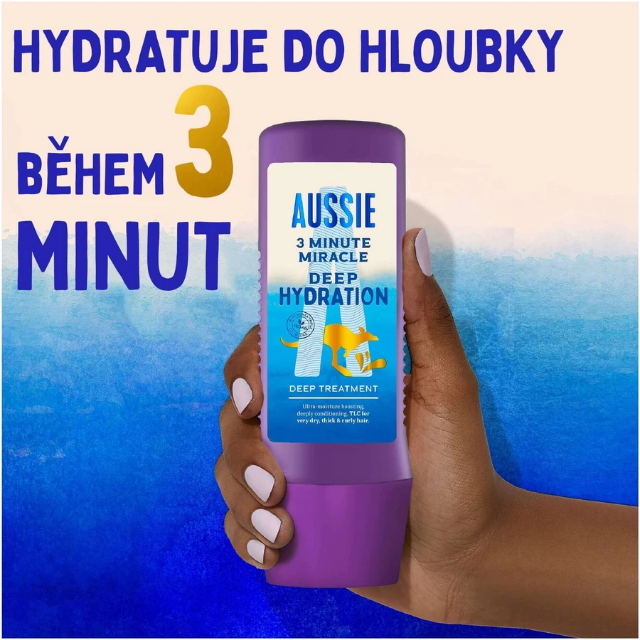 Aussie 3 Minute Miracle Глибоко зволожуюча веганська кондиціонуюча маска для волосся 225 мл: ціни та характеристики