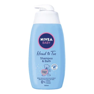 Шампунь и пена для ванны, 500 мл, Nivea Baby