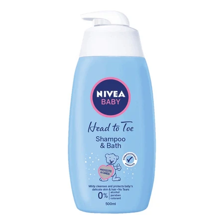 Шампунь и пена для ванны, 500 мл, Nivea Baby: цены и характеристики