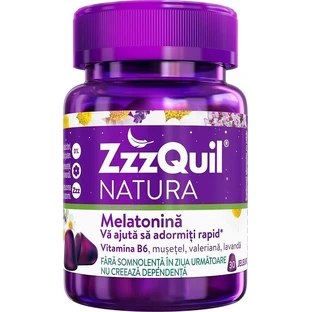 Мелатонін ZzzQuil Natura, 30 драже
