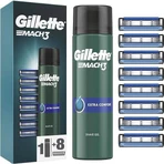 Набір GILLETTE Mach3 8NH + ГЕЛЬ для гоління 1×1, 8 змінних головок + гель 200 мл: ціни та характеристики