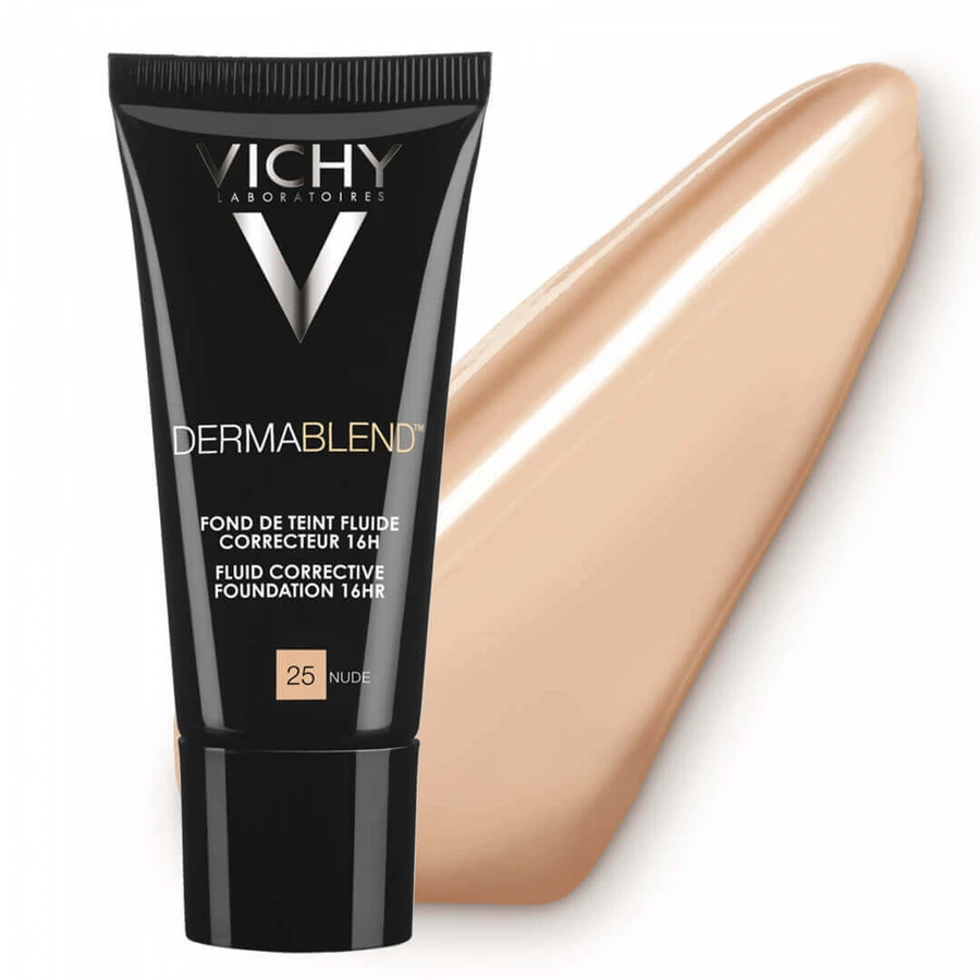 Vichy Dermablend Довготривалий корегуючий флюїд 25 Nude, 30 мл: ціни та характеристики
