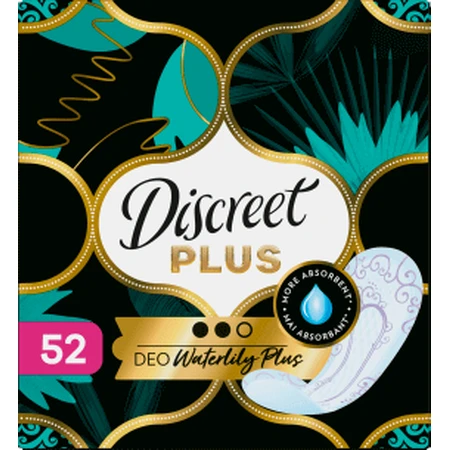 Discreet Plus Deo, дышащие гигиенические прокладки, Waterlily, 52 шт.: цены и характеристики