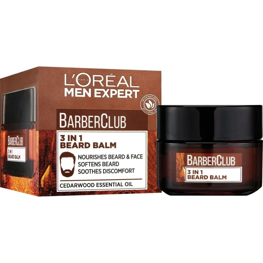 Крем для бороди L'Oréal Paris Men Expert Barber Club, крем для бороди, 50 мл 1×50 мл: ціни та характеристики