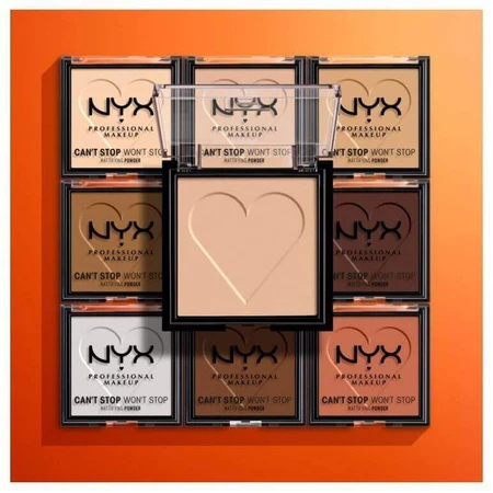 Компактна матуюча пудра NYX Professional Makeup Can't Stop Won't Stop Mattifying Powder - 05 Golden 6 г: ціни та характеристики