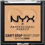 Компактна матуюча пудра NYX Professional Makeup Can't Stop Won't Stop Mattifying Powder - 05 Golden 6 г: ціни та характеристики