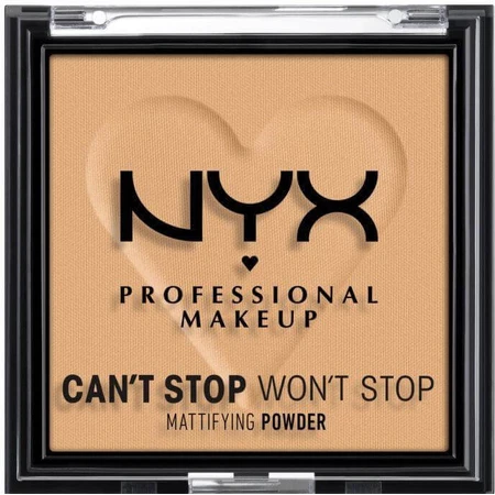 Компактна матуюча пудра NYX Professional Makeup Can't Stop Won't Stop Mattifying Powder - 05 Golden 6 г: ціни та характеристики