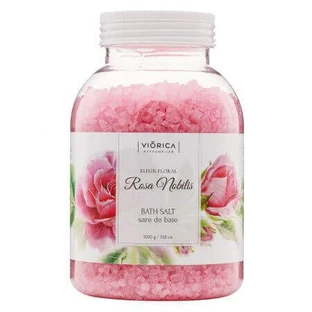Сіль для ванн з ефірною олією троянди Elixir Floral Rosa Nobilis, 1000 г, Viorica