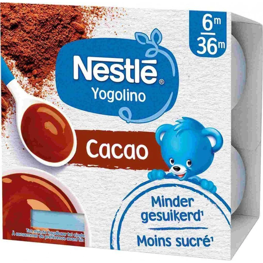 Nestlé YOGOLINO Какао 4×100 г, молочный десерт: цены и характеристики