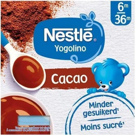 Nestlé YOGOLINO Какао 4×100 г, молочный десерт: цены и характеристики