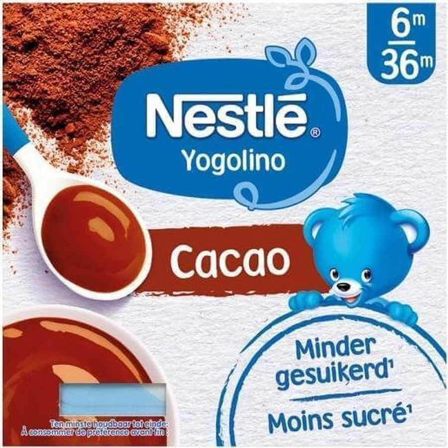 Nestlé YOGOLINO Какао 4×100 г, молочный десерт: цены и характеристики