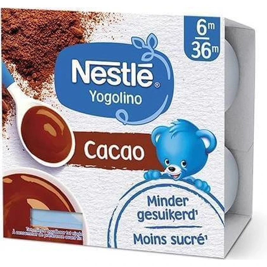 Nestlé YOGOLINO Какао 4×100 г, молочный десерт: цены и характеристики