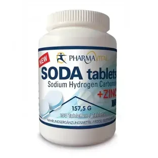 Натрію гідрокарбонат з цинком, 150 таблеток, PharmaVital GmbH