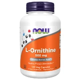 Now Foods L-орнітин, L-орнітин 500 мг, 120 капсул