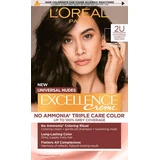 Loreal Paris EXCELLENCE CREME Перманентна фарба для волосся 2U найтемніший коричневий, 1 шт.