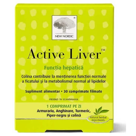 Активна печінка Active Liver New Nordic, 30 таблеток: ціни та характеристики