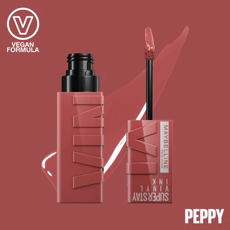 Рідка помада Maybelline New York Superstay Vinyl Ink 115 Peppy, 4,2 мл: ціни та характеристики