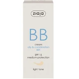 BB-крем с SPF 15 nuana light для жирной и комбинированной кожи, 50 мл, Ziaja