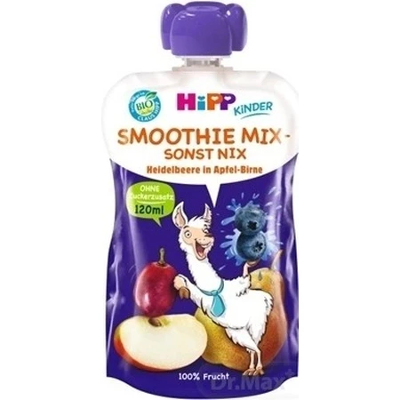 HiPP BIO Smoothie MIX Apple Pear Blackcurrant 1×120 мл, фруктовое питание, 12м+: цены и характеристики
