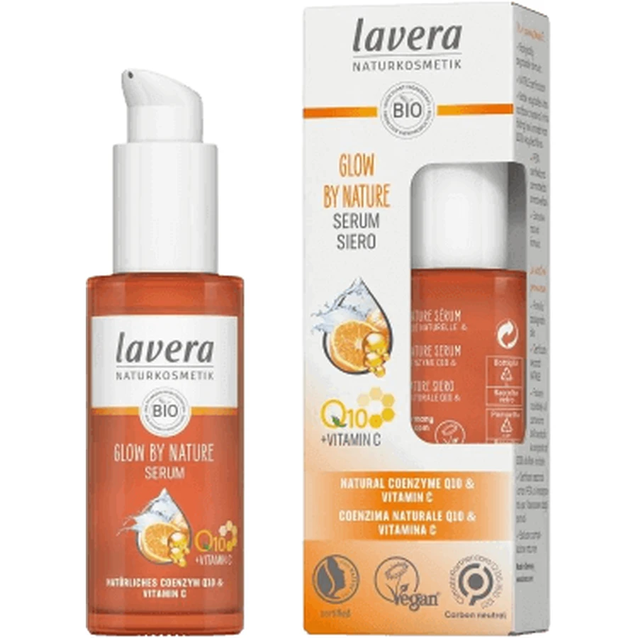 Lavera Сироватка для шкіри Glow by Nature з Q10 та вітаміном С 30 мл: ціни та характеристики