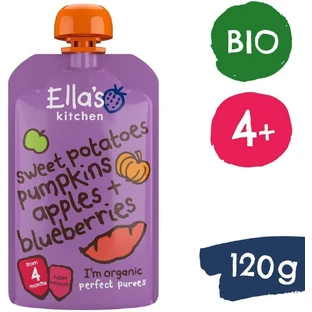 Ella's Kitchen Органический сладкий картофель, тыква и яблоко 120 г