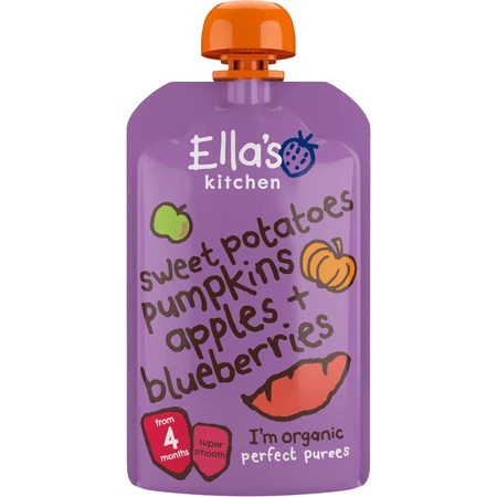 Ella's Kitchen Органический сладкий картофель, тыква и яблоко 120 г: цены и характеристики