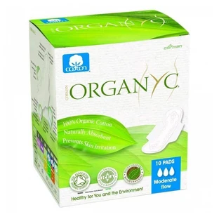 Прокладки Organic з органічної бавовни, щоденні, 3 краплі, 10 штук