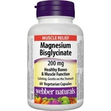 Webber Naturals Магній бісгліцинат 200 мг, 60 капсул