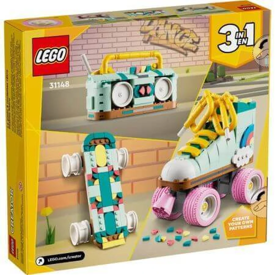 Ретро роликові ковзани, +8 років, 31148, Lego Creator 3 в 1: ціни та характеристики