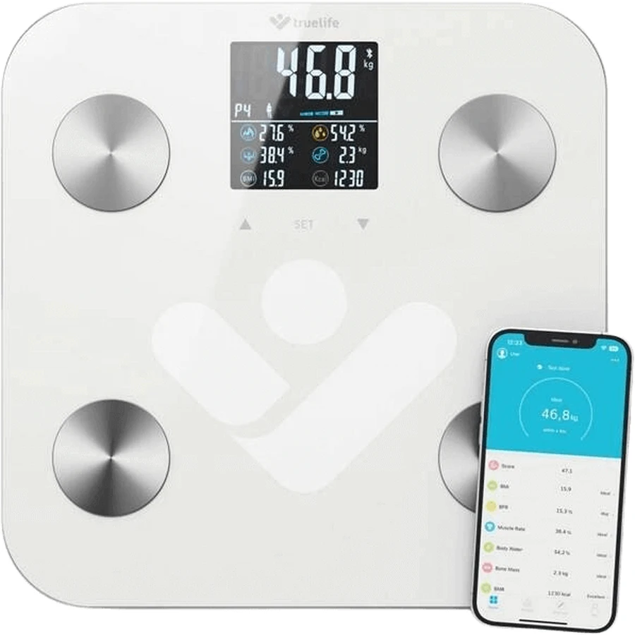 Персональные весы TrueLife FitScale W6 BT с Bluetooth: цены и характеристики
