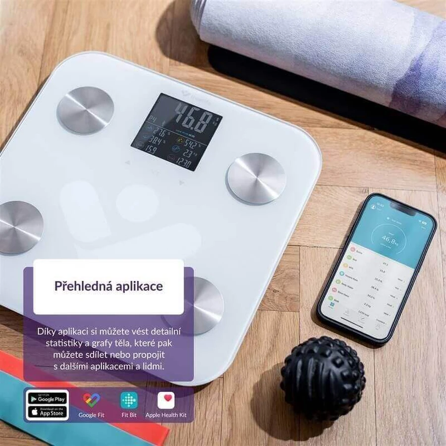 Персональные весы TrueLife FitScale W6 BT с Bluetooth: цены и характеристики