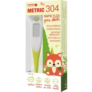 Цифровий дитячий термометр Cemio Metric 304 Rapid Flex