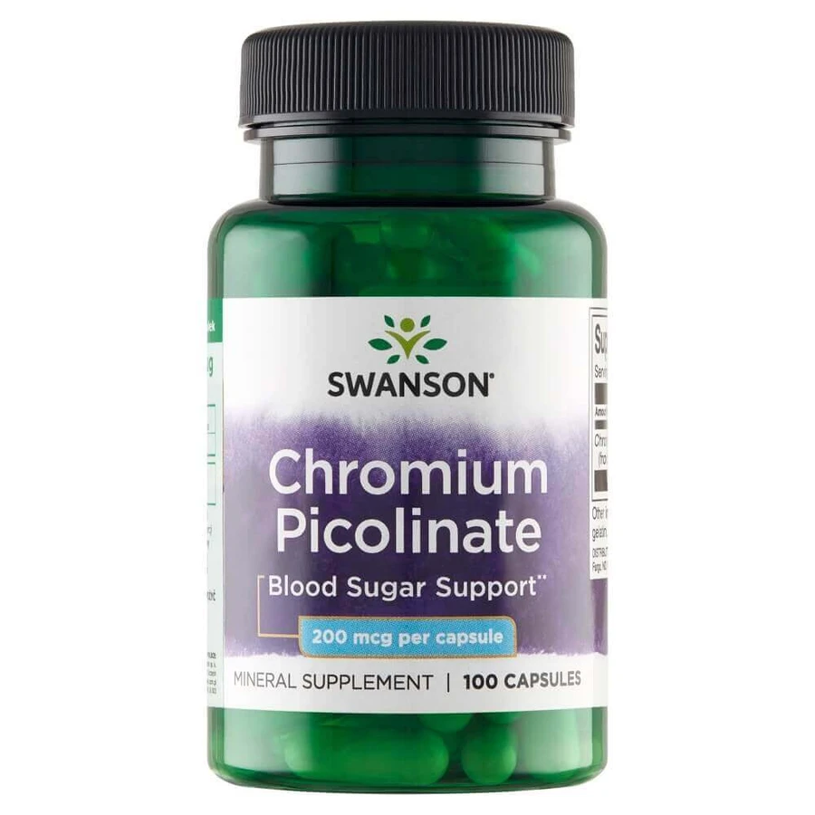 Swanson Chromium Picoliante, хром 200 мкг, 100 капсул: ціни та характеристики