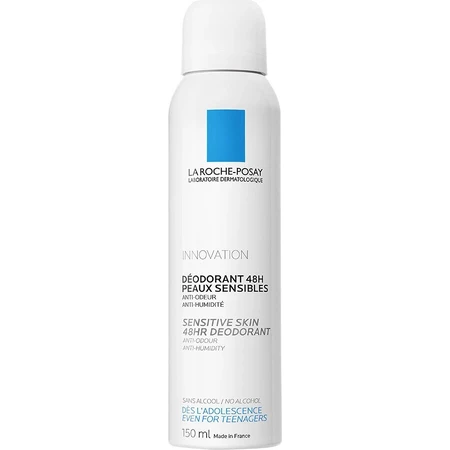 LA ROCHE-POSAY Физиологический спрей-дезодорант для чувствительной кожи 48H 150 мл 1×150 мл, дезодорант: цены и характеристики
