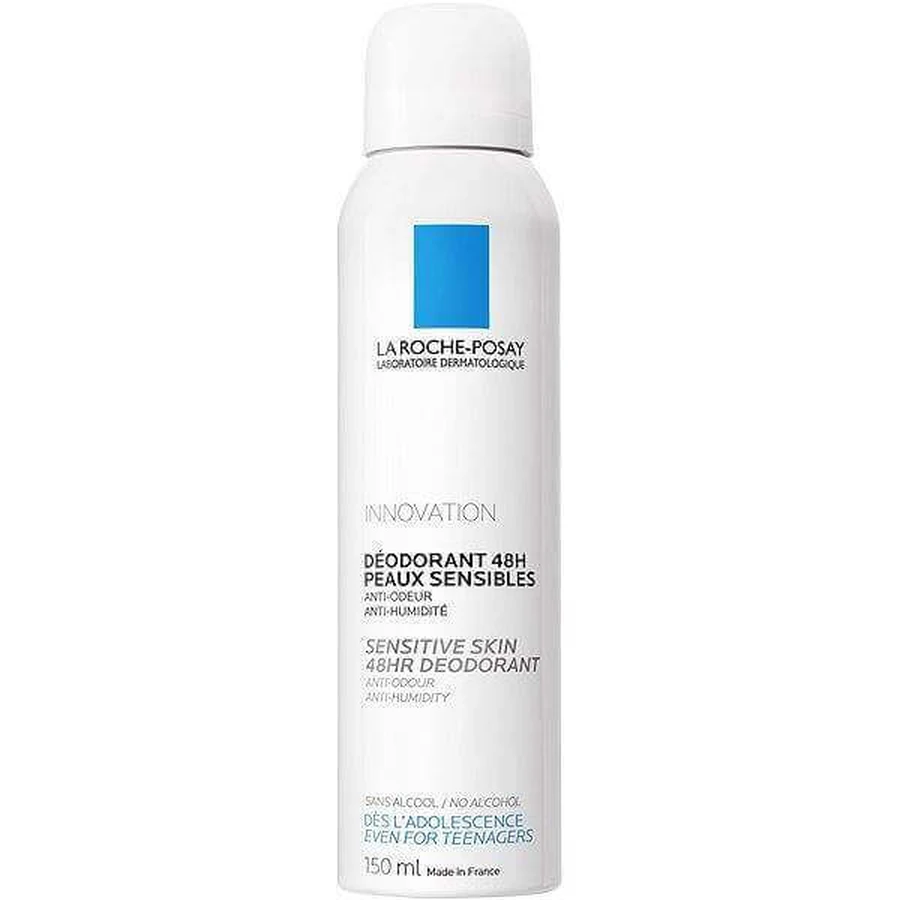 LA ROCHE-POSAY Физиологический спрей-дезодорант для чувствительной кожи 48H 150 мл 1×150 мл, дезодорант: цены и характеристики