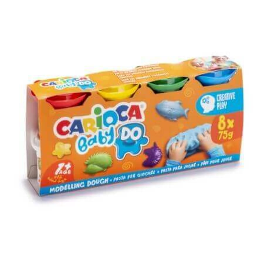 Пластилін Easy Baby, +1 рік, 8 х 75 г, Carioca: ціни та характеристики