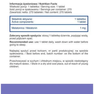 SFD Мелатонін, 270 таблеток