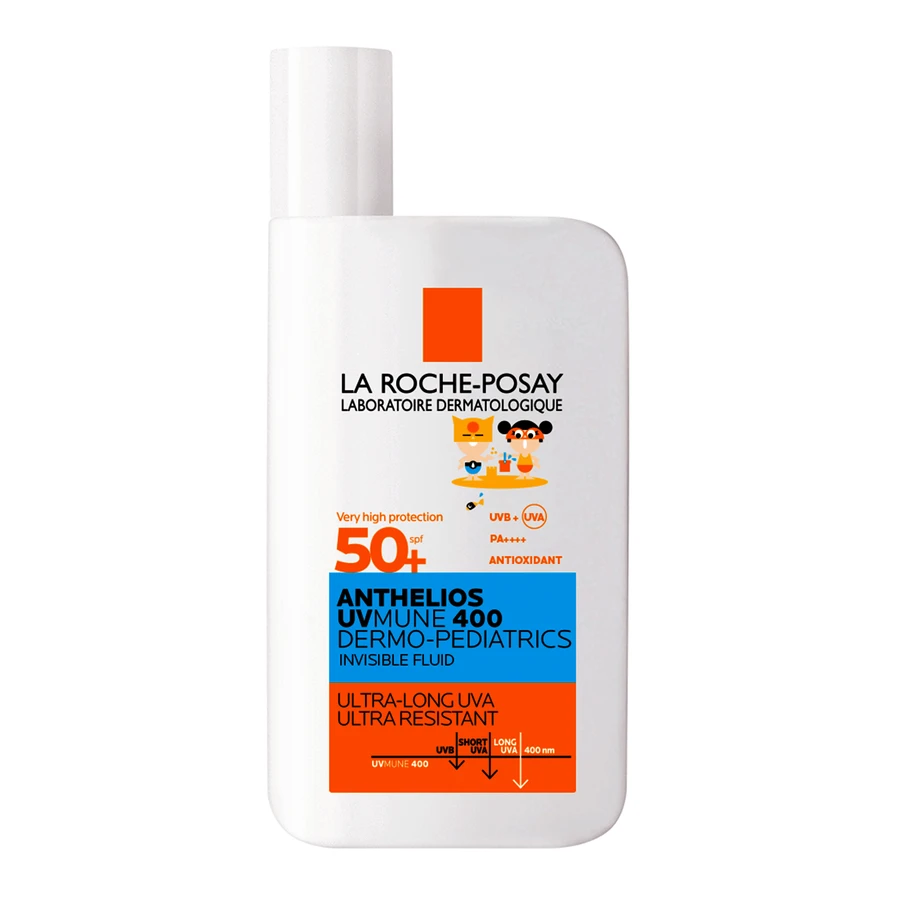 La Roche-Posay Anthelios UVMUNE 400 Dermo-Pediatrics Невидимий флюїд SPF50+, 50 мл: ціни та характеристики