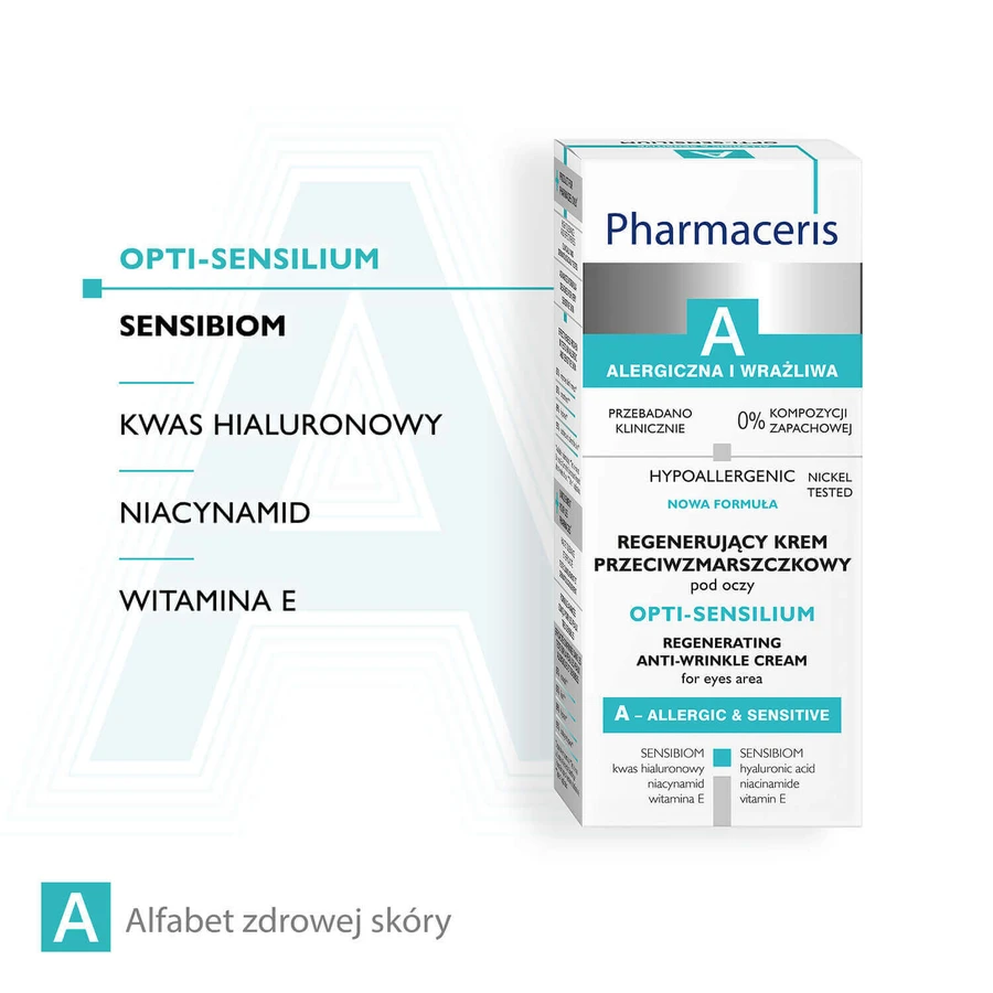 Pharmaceris A Opti-Sensilium, регенеруючий крем для шкіри навколо очей проти зморшок, 15 мл: ціни та характеристики