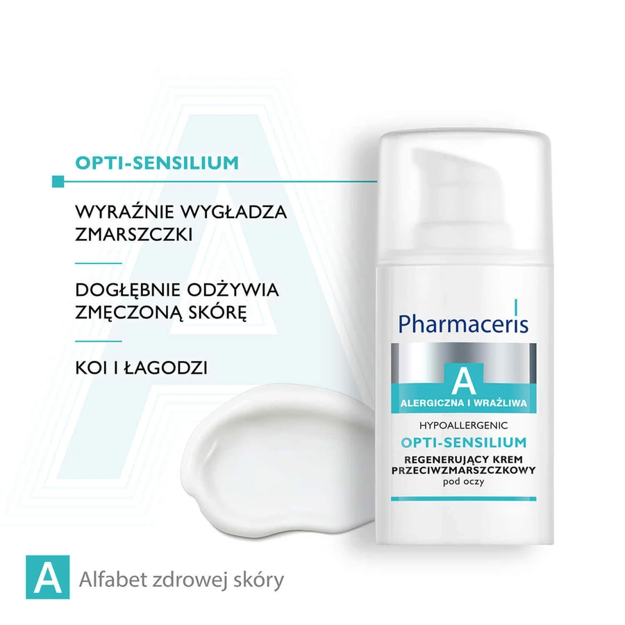 Pharmaceris A Opti-Sensilium, регенеруючий крем для шкіри навколо очей проти зморшок, 15 мл: ціни та характеристики