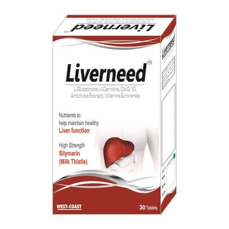 Ливернид EsVida Pharma Liverneed, 30 таблеток: цены и характеристики